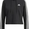 Nouveau ???? SWEAT CAPUCHE Multisport Femme ADIDAS 3S FT CRO ????
