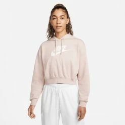 Tout neuf ✔️ SWEAT CAPUCHE Multisport Femme NIKE CLUB FLC GX CROP ????